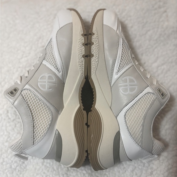 Anine Bing Dina Sneakers Women’s Size 8 US/38 EU White Beige -Gorgeous Condition - Picture 11 of 16